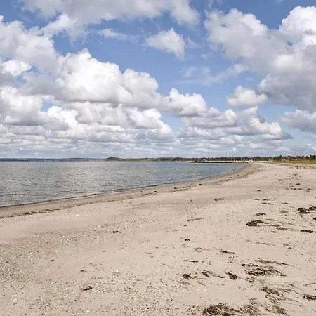 Beach Front Home In Knebel With Sauna * Knebel