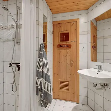 Beach Front Home In Knebel With Sauna Knebel